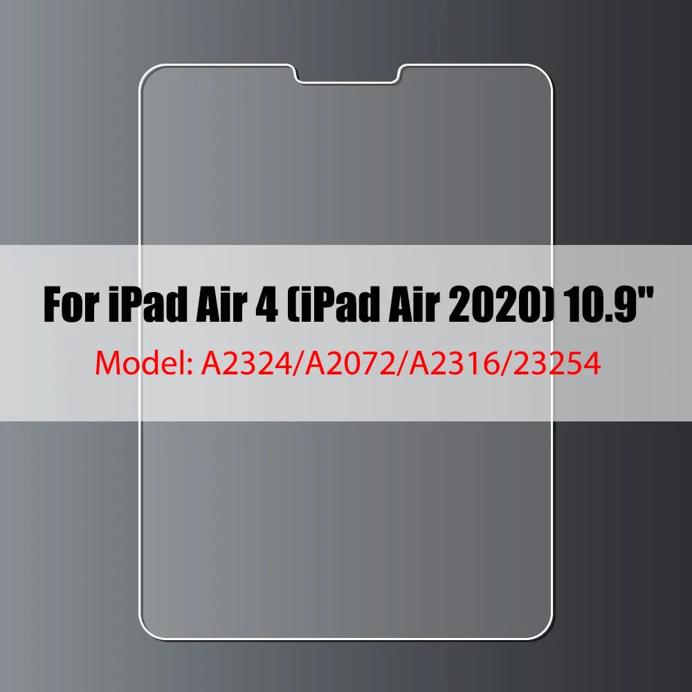 Klares gehärtetes Schutzglas für iPad Air 4 (iPad Air 2020), 10,9 Zoll