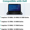 A black laptop displaying a compatibility message, suitable for Dell Inspiron series models.