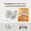 Roll of transparent waterproof oil-proof tear-resistant labels and stickers for to-do lists and organization
