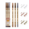 A set of three fine-tipped twin markers in various shades of brown and gray for watercolor art