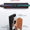 Adaptador de corriente negro para portátil con tecnología rectificadora y componentes de disipación de calor.