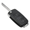 A black realistic fake car key hidden safe with a silver key blade and secret compartment.