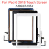 LCD touch screen digitizer for iPad 6 2018 showing the display assembly and frame.