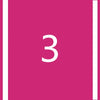 A magenta square with a white number 3 centered inside.