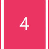 A square marker with a pink background featuring the number 4 in white.
