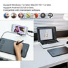 Une tablette graphique numérique de précision avec un stylet et un ordinateur portable, montrant son utilisation pour le dess