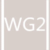 White text WG2 on a light beige background.