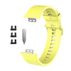 Geliges Silikonarmband für einen Fitness-Tracker mit verschiedenen Komponenten