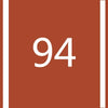 A square brown marker with the number 94 printed in white.