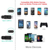 Colección de cables y adaptadores de carga multi-conector compatibles con diversos dispositivos móviles como teléfonos y tabl