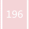 A pink background with the number 196 written in white.