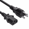 Black universal power cord adapter with a flexible cable and a rectangular connector.