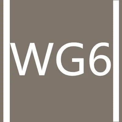 White text WG6 on a dark gray rectangular background.