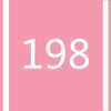 A pink vertical rectangle with the number 198 in white font.