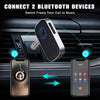 Bluetooth 5.0 Car Audio Adapter with Microphone