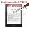 A Kindle paperwhite 6.8 inch 11th generation e-reader displaying Chapter 1 of a book.