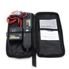 A black professional automotive circuit and wire tracing tool with a carrying pouch and red cable.