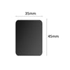 A black rectangular magnetic mount plate with dimensions 35mm by 45mm.