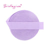 A purple adjustable spandex elastic hair tie or trim.