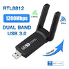 Adaptateur WiFi USB 3.0 dual-band RTL8812 avec capacités 5GHz et 2.4GHz
