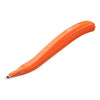Orange KW-triO magnetic staple remover tool shown in profile view