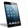 Schwarzer iPad-Bildschirm mit Schutzglas, zeigt verschiedene App-Symbole.
