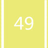 A yellow vertical stripe with the number 49 in white centered on it.