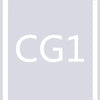 A gray background with the white text CG1.