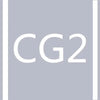 A gray square background with white text CG2.