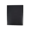 A black large capacity card binder album with a smooth, rectangular cover.