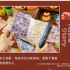 A hand holds an open package of Y2K aesthetic cut film stickers with various colorful designs.