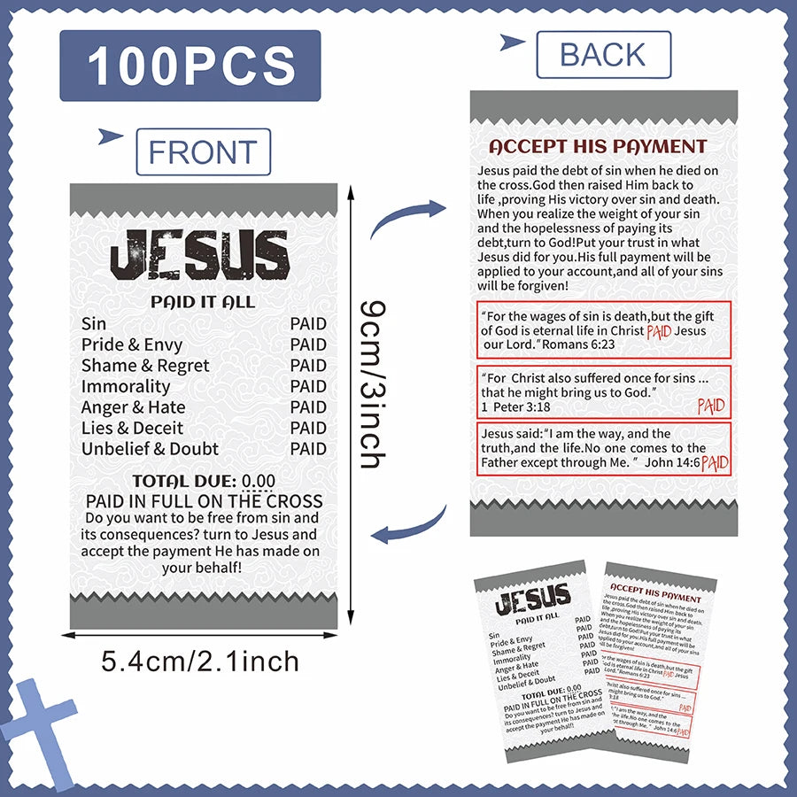 Ein Set von 100 inspirierenden Glaubensverse-Karten mit Jesus und biblischen Versen.