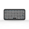 A black ultra-slim Bluetooth 5.2 keyboard with a full QWERTY layout and RGB backlight.