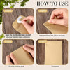 Step-by-step guide showing how to use double-sided tape and strong sticking glue to seal resealable seed envelopes for garden