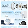 Marketing highlights for Lenovo LP5-PRO earbuds, showing features like high-quality drivers, sound, comfort, battery life, an