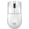 A white Razer Viper V3 Pro wireless gaming mouse shown from above.