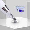 A white stylus pen is shown with an arrow indicating a 70% performance improvement.