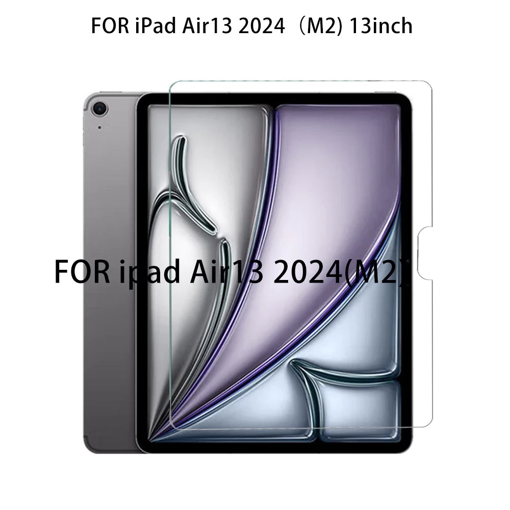 فيلم حماية شفاف على شاشة iPad Air 13 2024 (M2).