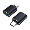 A black high-speed USB 3.2 flash drive with a metal connector and a blue indicator light.