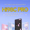 Close-up view of the Hi98C PRO aluminum block keyboard with various color variations.