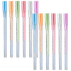 A collection of precision quick-dry spot glue pens in various colors including light blue, orange, green, and pink.