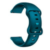 A teal silicone watchband for an Amazfit Bip 6 displayed against a white background.