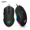A black 2.4GHz silent wireless computer mouse shown from the top and side views.