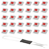 A set of adjustable mechanical keyboard switches and a keycap puller tool.