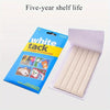 A package of White Tack reusable and removable sticky adhesive putty with a sheet of the product displayed next to it.