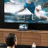 جهاز حاسوب محمول موصول بشاشة عرض 4K@60Hz HDR10 Vision، يوضح أداء موزع USB-C.