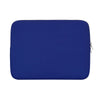 Funda delgada de algodón azul marino para laptop, cuadernos y tabletas.