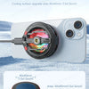 A magnetic semiconductor phone cooler upgrade featuring a 40x40mm cooling surface for faster heat dissipation.