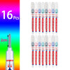 A set of 16 precision waterproof marking pens in various colors and tips for woodworking and crafts