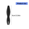 A black silicone pen grip sleeve shown vertically with a dimension of 9cm or 3.54 inches.